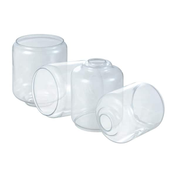 6.75 in. Clear Glass Cylindrical Pendant Shade with 1.69 in. Neckless Fitter