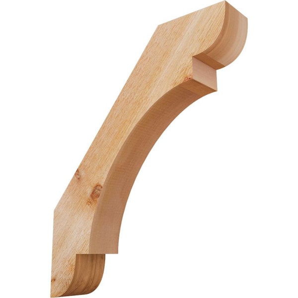 4"W x 20"D x 24"H Olympic Rough Sawn Knee Brace, Western Red Cedar