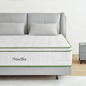 Full Medium Hybrid 10 in. Mattress Bed-in-a-Box Mattresses, Support & Breathable