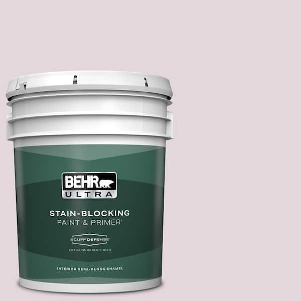 BEHR ULTRA 5 gal. #S110-1 Secret Scent Extra Durable Semi-Gloss Enamel Interior Paint & Primer