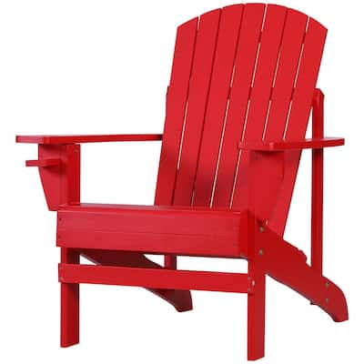 Red - Adirondack Chairs - Patio Chairs - The Home Depot