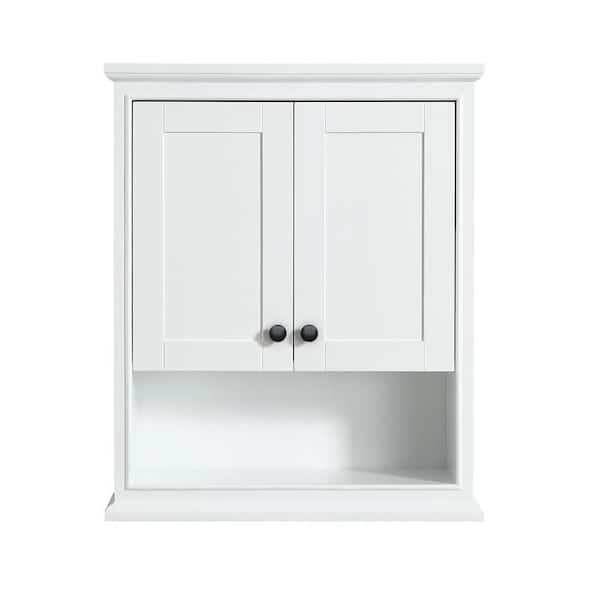 VERYKE Matte White Bathroom Storage Cabinet Organizer Bathroom