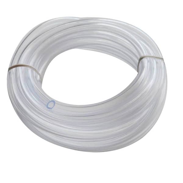 Everbilt 1/4 in. O.D. x 1/6 in. I.D. x 10 ft. Clear PVC Vinyl Tube