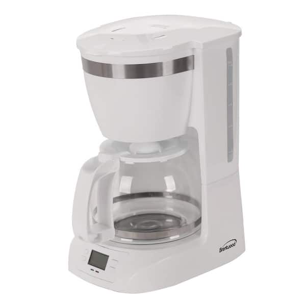 Brentwood Appliances 10-Cup White Digital Coffee Maker TS-219W