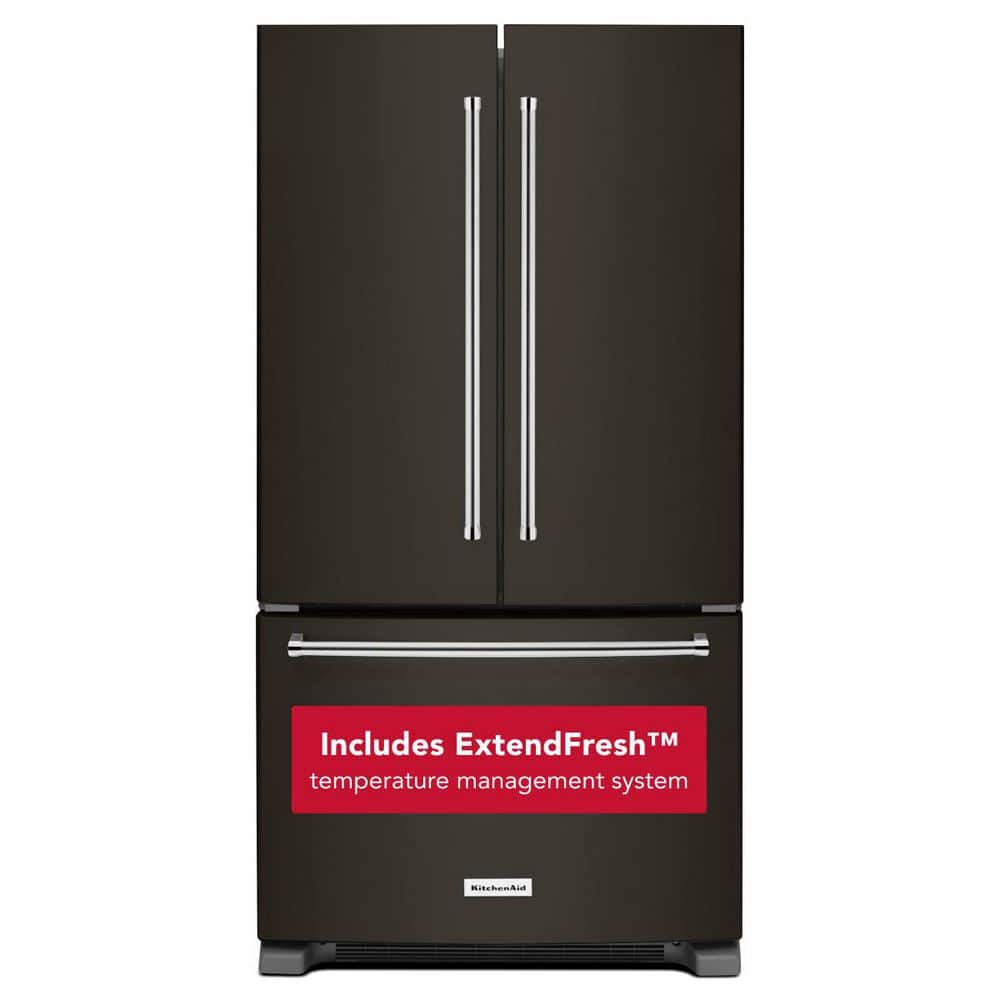 KitchenAid 21.9 cu. ft. French Door Refrigerator in Black