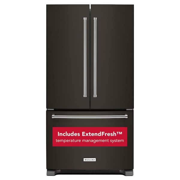 21.9 cu. ft. French Door Refrigerator in Black Stainless with PrintShield Finish, Counter Depth