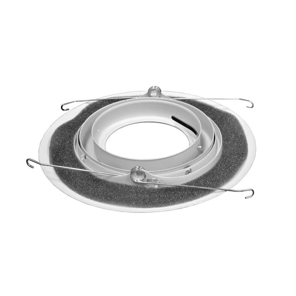 NICOR 6 in. White Recessed Gimbal Ring Trim 17558WH - The Home Depot