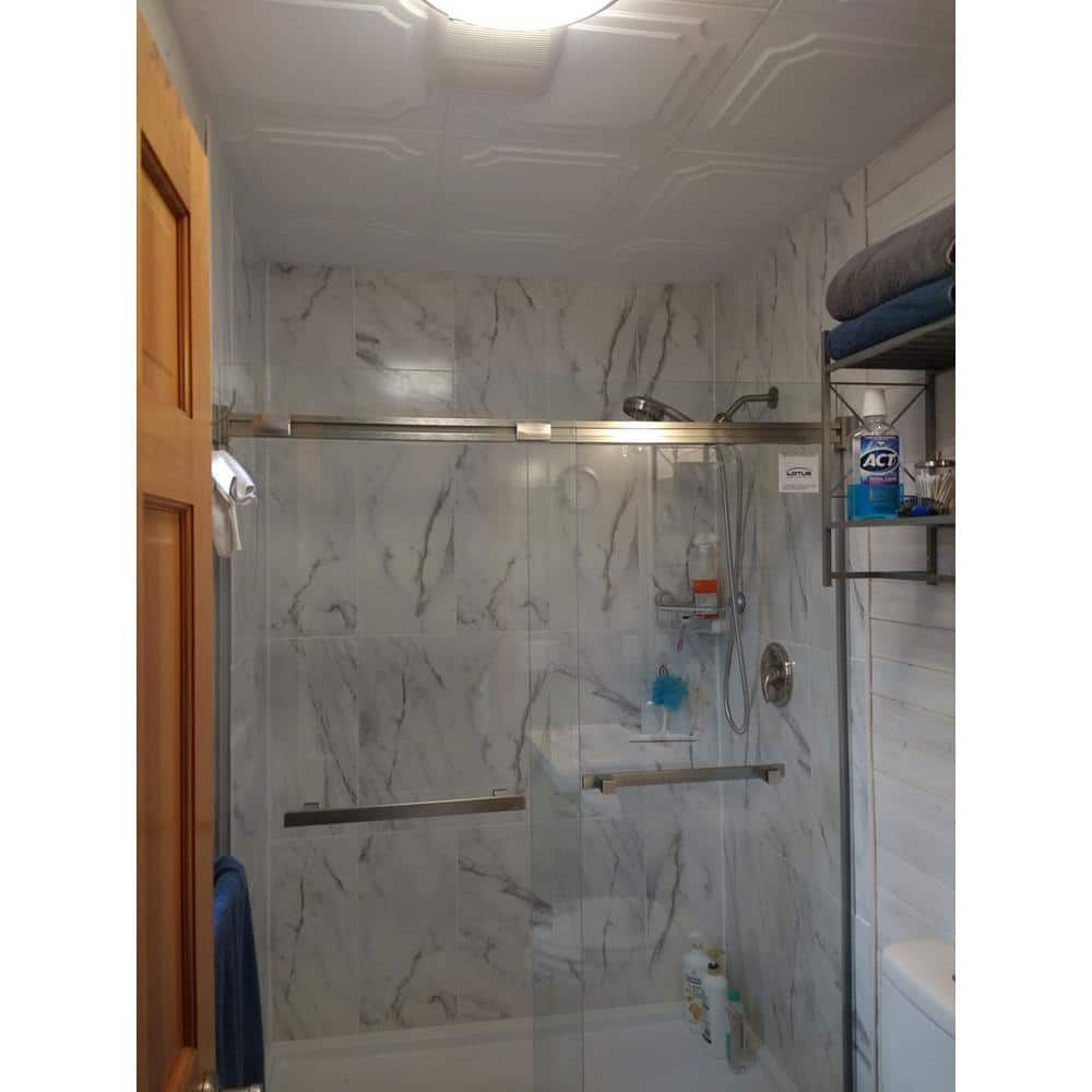 Plain White Square Foam Glue-Up Ceiling Tile