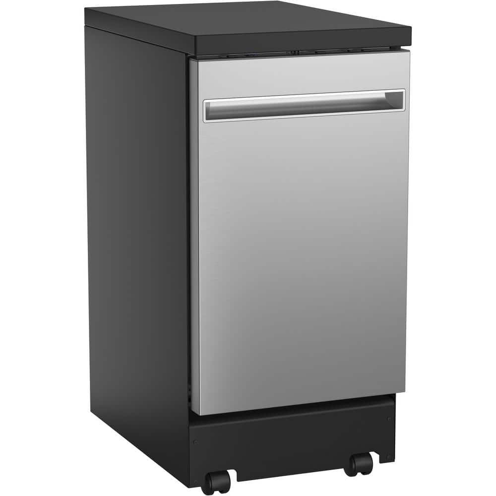 18" Stainless Steel Smart Portable Dishwasher with Sanitize Cycle