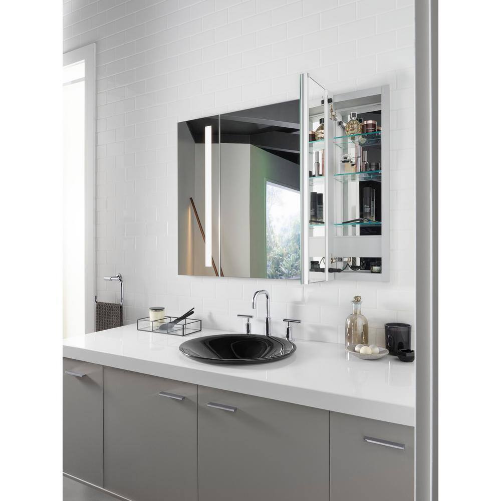 Verdera 40" Aluminum LED Lighted Medicine Cabinet