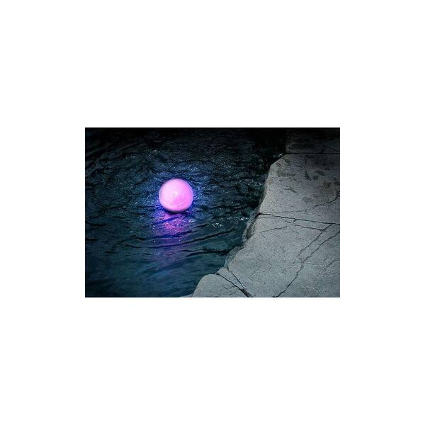 St. Petersburg Floating Outdoor Frosted LED Multi-Color Globe Light-DISCONTINUED