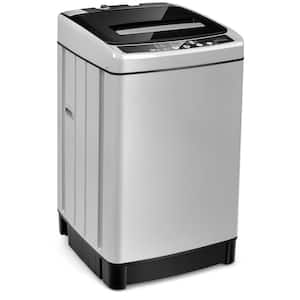 1.5 cu. ft. 11 lbs. Stackable Compact Full-automatic Top Load Washer Machine Laundry Washer Capacity in Gray
