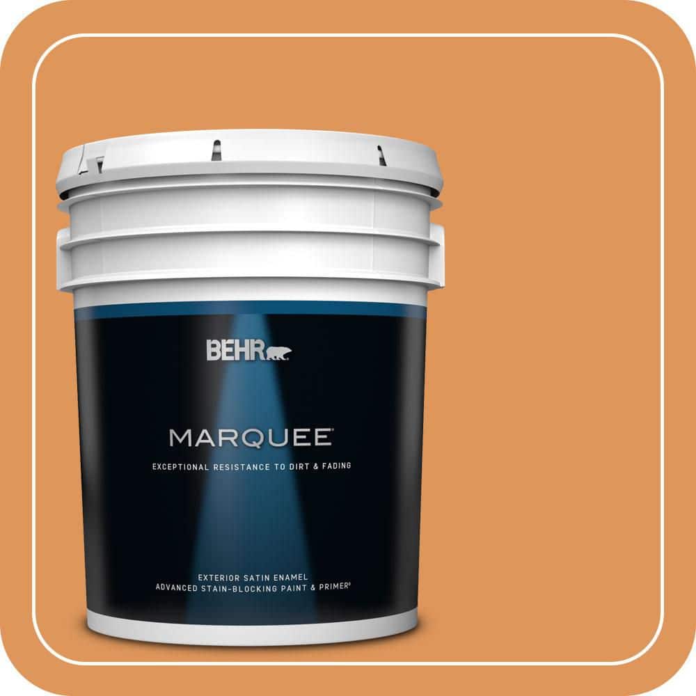 5 gal. #M230-6 Amiable Orange Satin Enamel Exterior Paint & Primer product image for price tracking