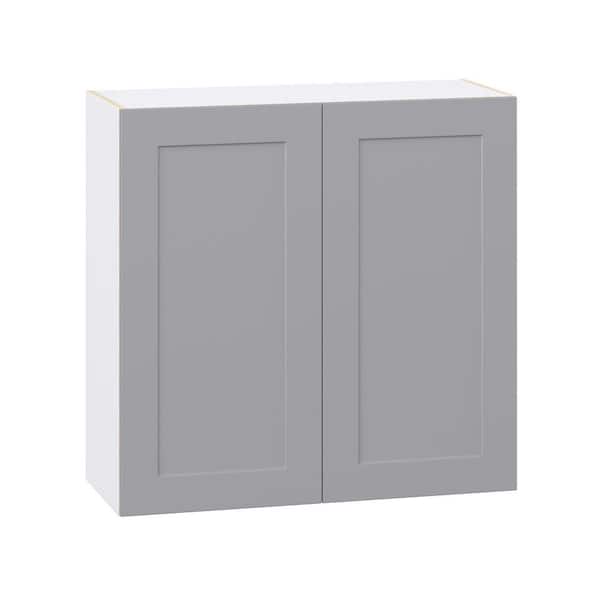 Roseland 36 in. W x 14 in. D x 35 in. H Assembled Shaker Wall Kitchen Cabinet in Slate Gray