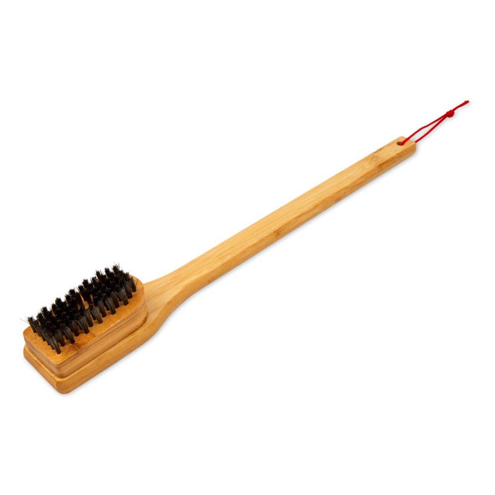 Weber 18 in. Bamboo Grill Brush 6276 - The Home Depot