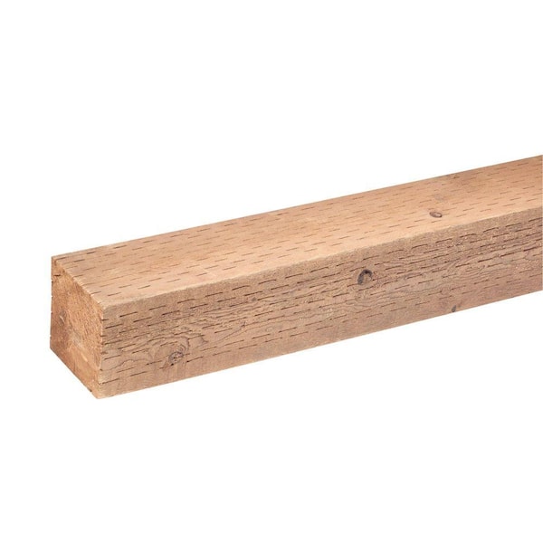 Unbranded 6 in. x 6 in. x 8 ft. Hem-Fir Pressure-Treated Landscape Timber Wood Post
