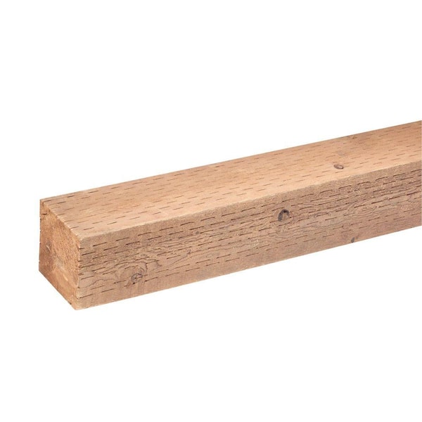 Unbranded 6 in. x 6 in. x 8 ft. Hem-Fir Pressure-Treated Landscape Timber Wood Post