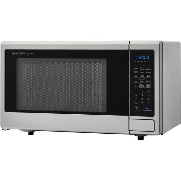 sharp carousel microwave silver