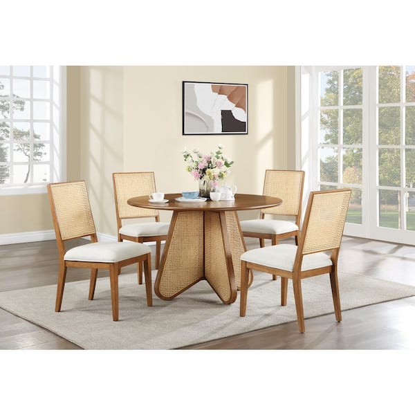 Rattan 4 seat online dining set