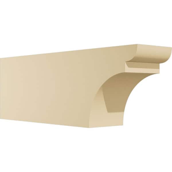 Ekena Millwork Standard Yorktown 5 in. W x 8 in. H x 24 in. D Signature Urethane Rafter Tail Outlooker