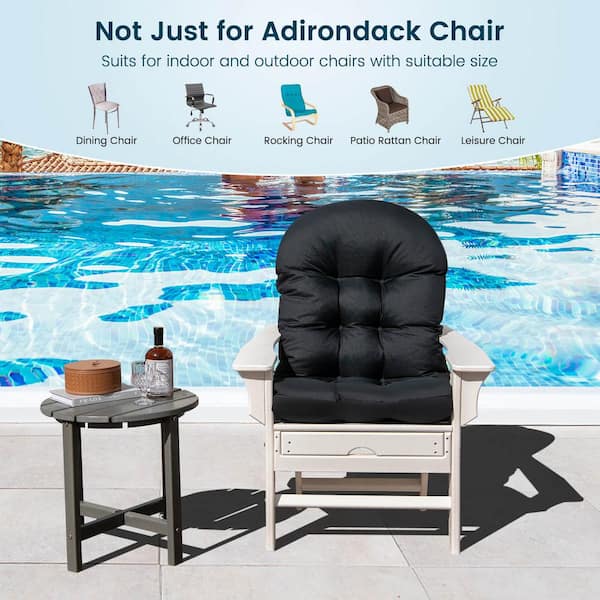 Dining Chairs Cushion Pads High Back Chair Cushions Office Chair Seat  Cushion Thickened Chair Pads with Ties Outdoor Indoor Patio Chairs  Furniture