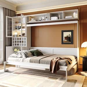 Have a question about Harper & Bright Designs White Wood Frame Queen