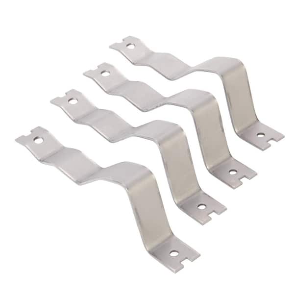 Draft King 8.5 in. x 3.4 in. Stainless Steel Chimney Cap Leg Kit