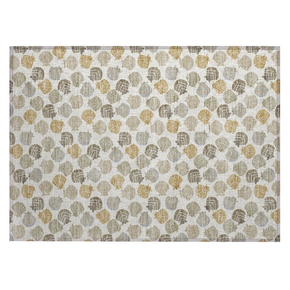Chantille Machine Washable Indoor/Outdoor Abstract ACN2986 Ivory 3 ft. x 4 ft. Area Rug price history on PriceWatchPro
