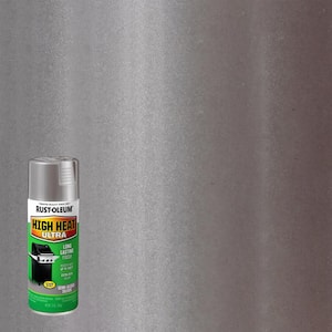 12 oz. High Heat Ultra Semi-Gloss Silver Spray Paint (6-Pack)