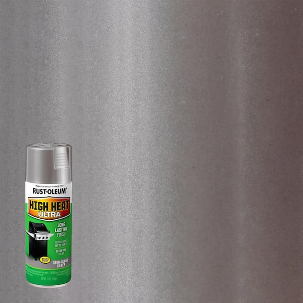 Rust-Oleum Specialty 12 oz. High Heat Ultra Semi-Gloss Silver Spray Paint (6-Pack)
