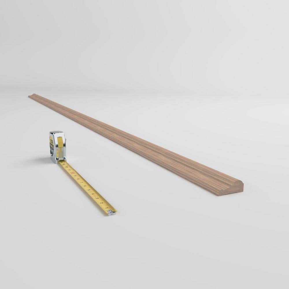 96" Red Oak Solid Wood Chair Rail Molding