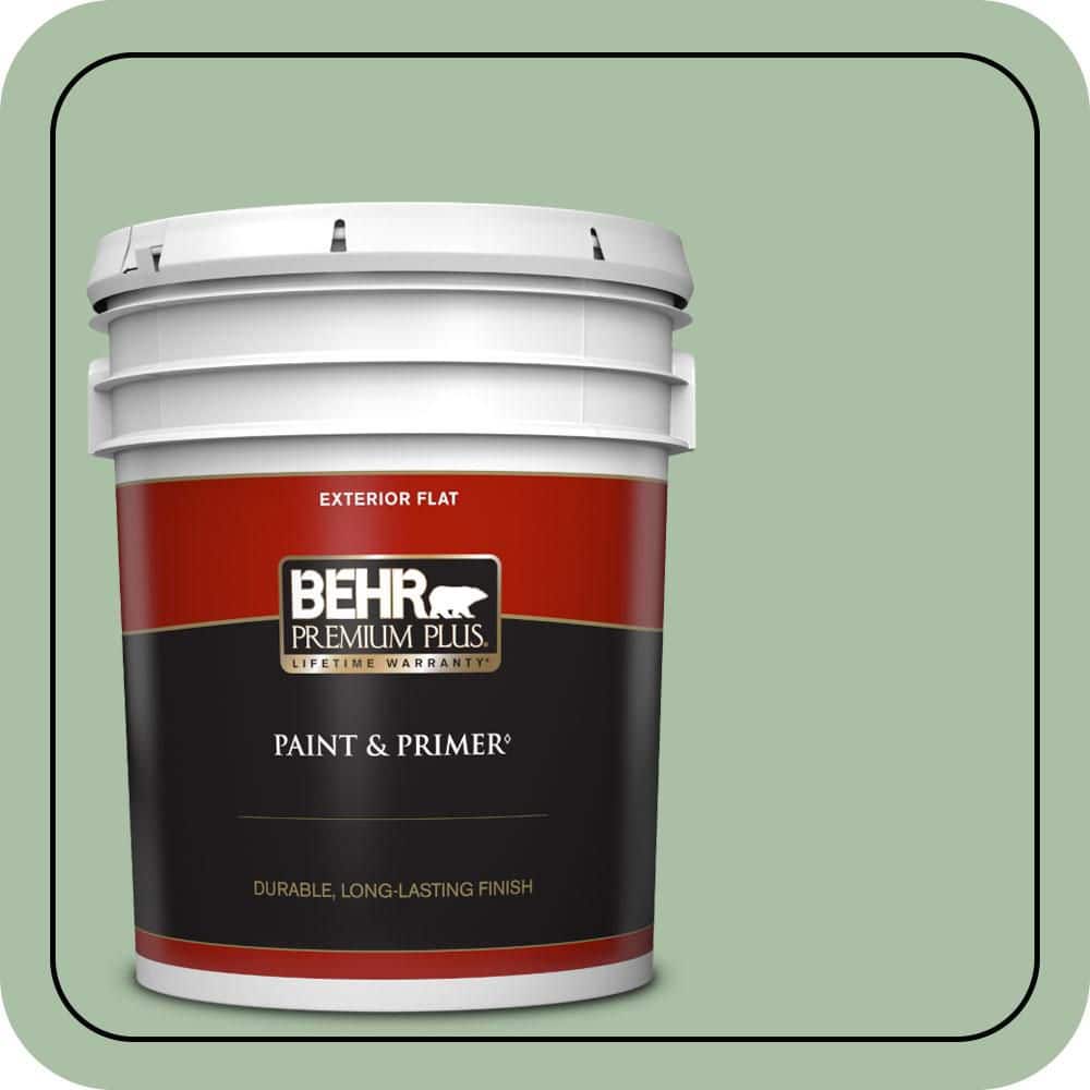 5 gal. #S400-4 Azalea Leaf Flat Exterior Paint & Primer price history on PriceWatchPro