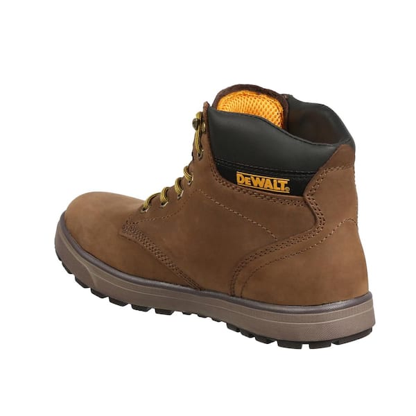 DEWALT Men s Plasma 6 Inch Work Boots Steel Toe Brown Size