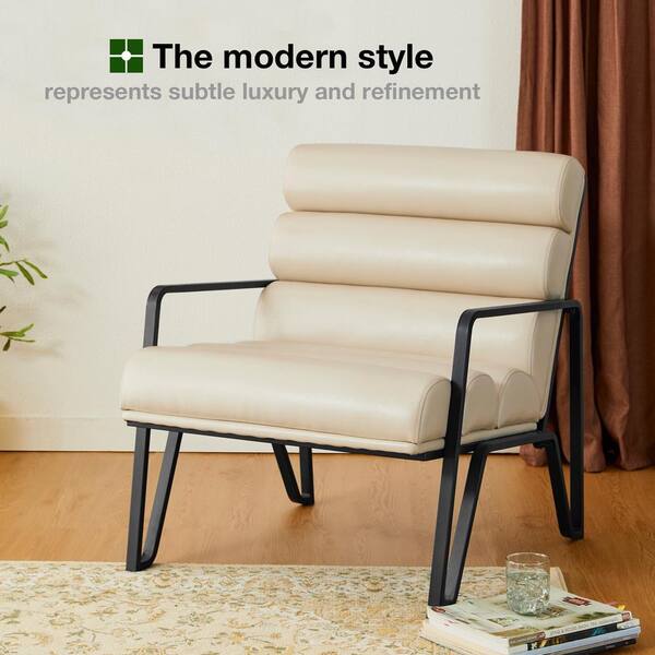 ロゴス　GLAMBASIC CHAIR FOR 2 Glitzhome Mid-Century Modern Brownish Grey Leatherette