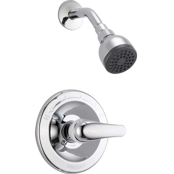 Peerless 1-Handle Shower Faucet Trim Kit in Chrome (Valve Not Included)