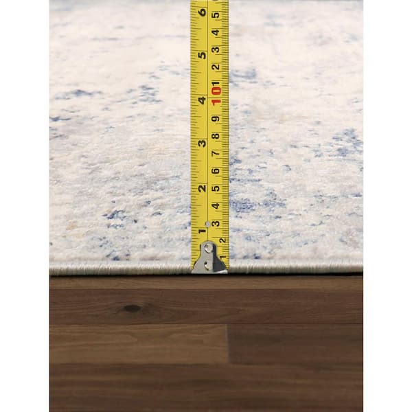 Efes L. Gray 4 ft. x 6 ft. Abstract Area Rug