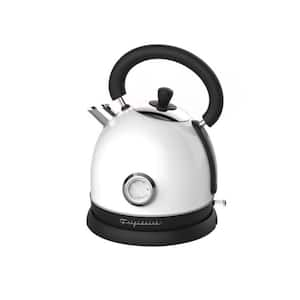 EKET125 White 7-Cup Cordless Digital Electric Kettle