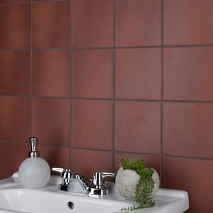 Quarry Flame Red 5-7/8 in. x 5-7/8 in. Ceramic Floor and Wall Tile (5.98 sq. ft./Case)