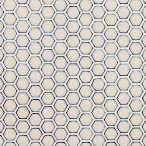 Ivy Hill Tile Bliss Penny White 3 in. x 0.24 in. Polished Porcelain ...