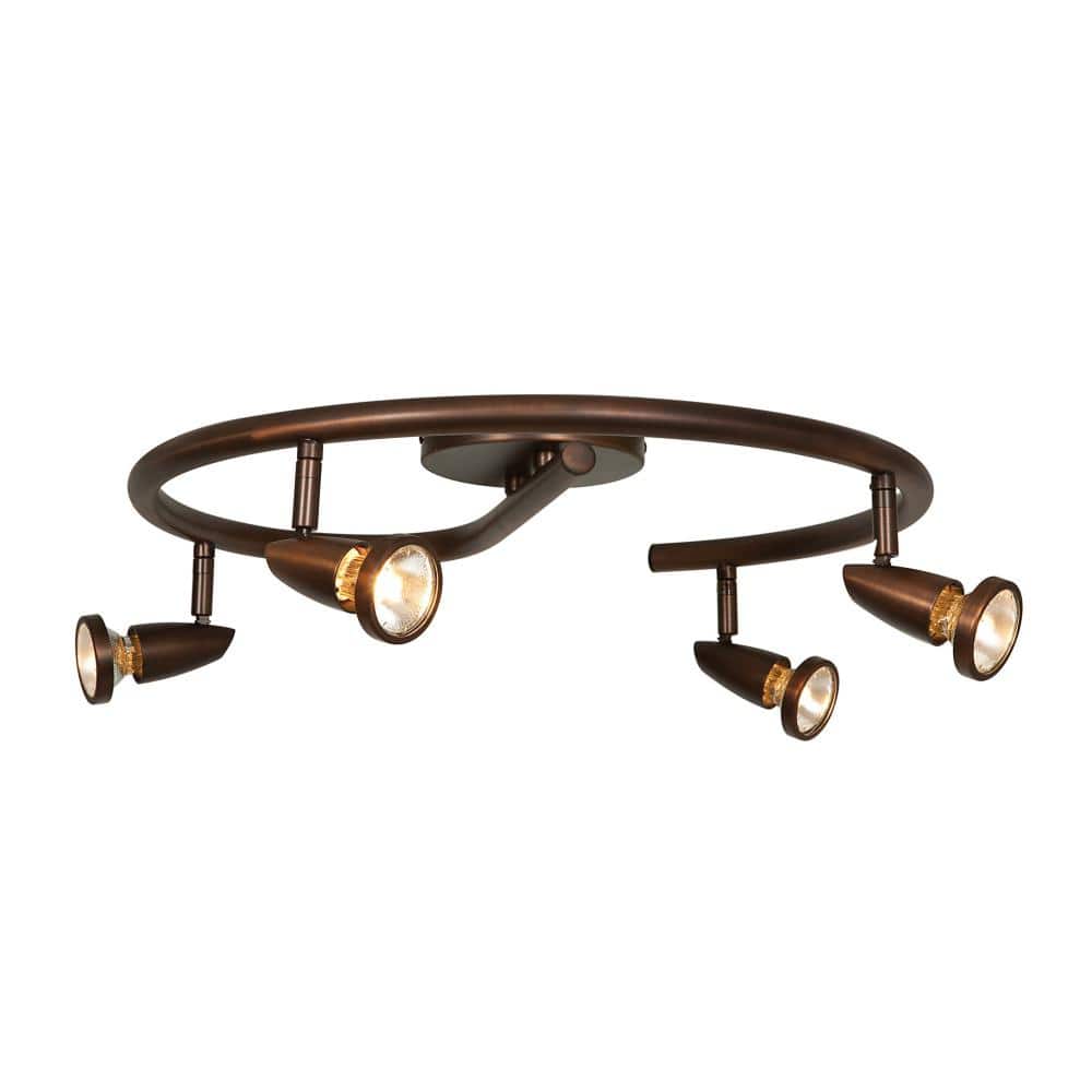 Mirage 4-Light Bronze Cluster Spotlight