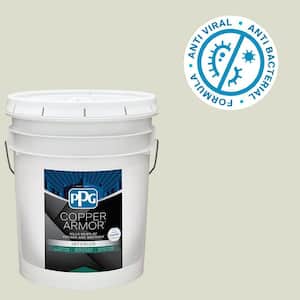 5 gal. PPG1126-3 Pinch Of Pistachio Eggshell Antiviral and Antibacterial Interior Paint with Primer