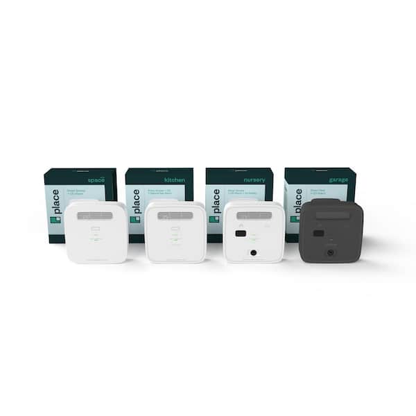 PLACE - Any Space-Smart Smoke and Carbon Monoxide Detector and Alarm-Hardwired with Battery Backup PL1AS