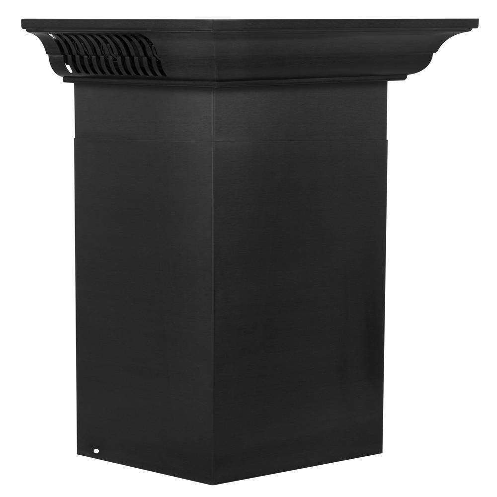 36" Black Stainless Steel Wall Mounted Range Hood with Charcoal Filter