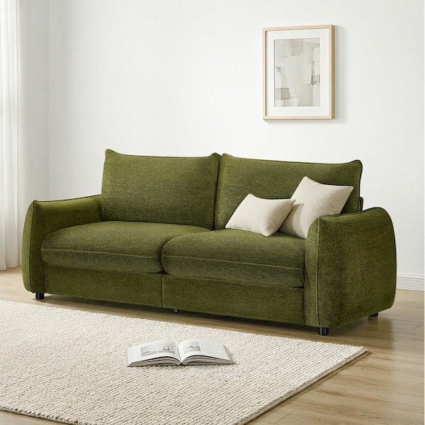 Spruce & Spring Ayla 90.55 in. Flared Arm 2-Piece Fabric Rectangle