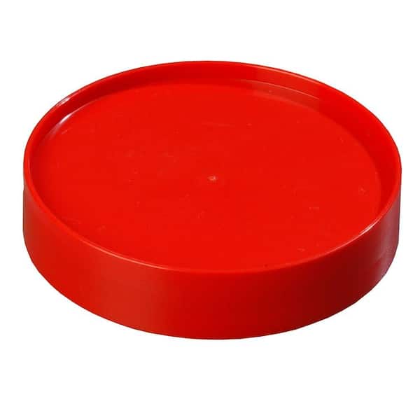 Carlisle Replacement Lid Only for Stor 'N Pour Pouring System, Fits All Sized Containers in Red (12-Pack)