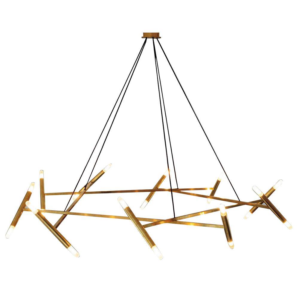 Sincere 20Light Gold Sputnik Chandelier TM01 The Home Depot