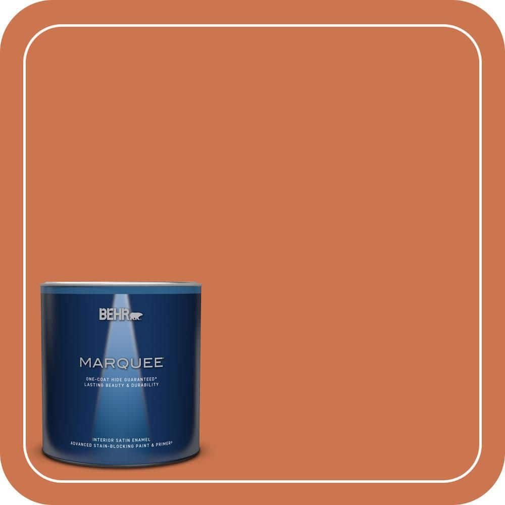 1 qt. #PMD-103 Sweet Carrot Satin Enamel Interior Paint & Primer price history on PriceWatchPro