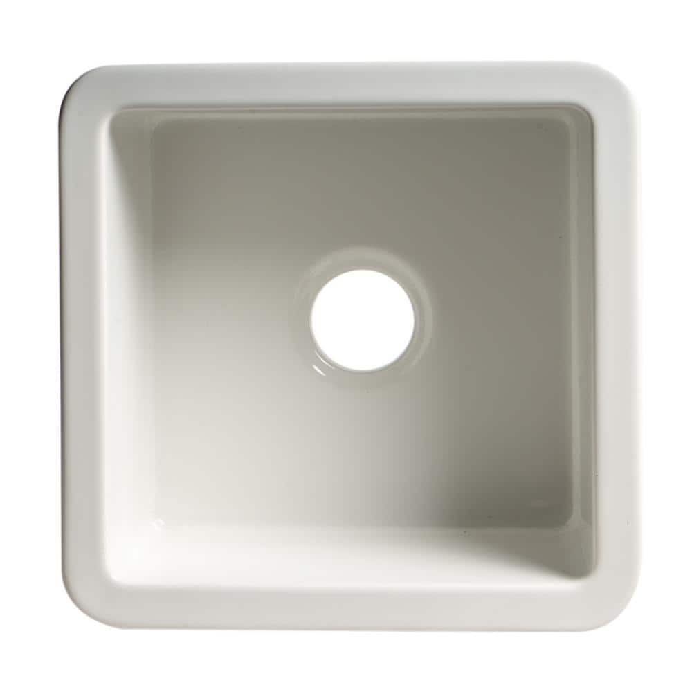 18'' L Undermount Single Bowl Fireclay Kitchen Sink