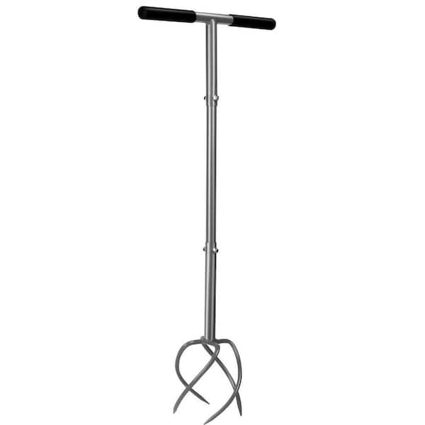 Dyiom 39.3 in. Hand Tiller Garden Claw Hand Cultivator