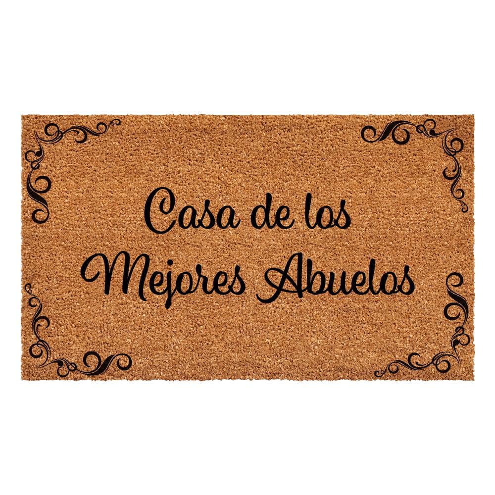 Calloway Mills Casa de los mejores Abuelos Doormat 24" x 36" 111672436